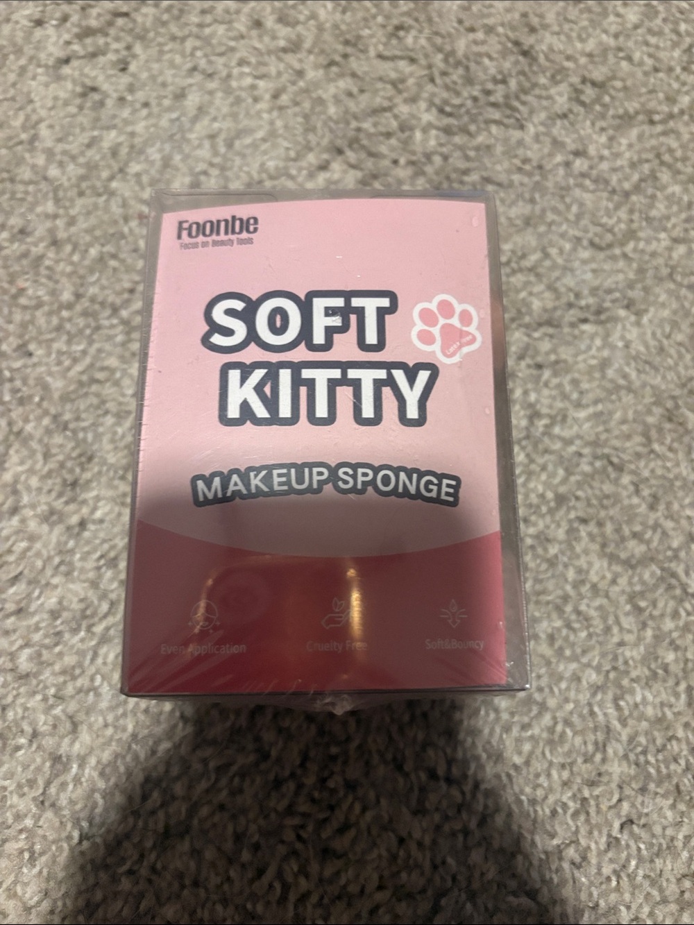 Soft Kitty Makeup Sponge - Pink